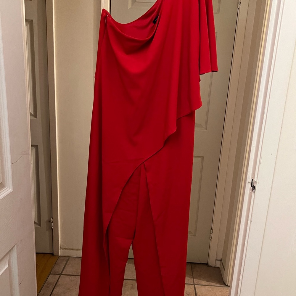 Melanie Lyne one shoulder jumpsuit